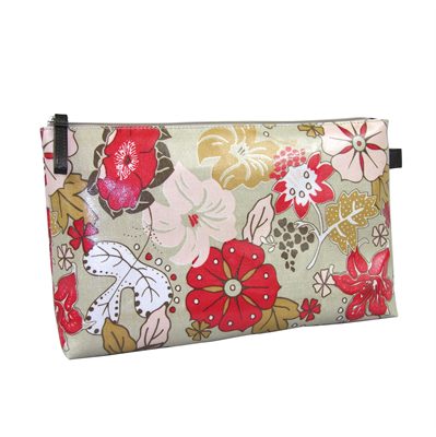 Hibiscus Printed Cosmetic travel bag